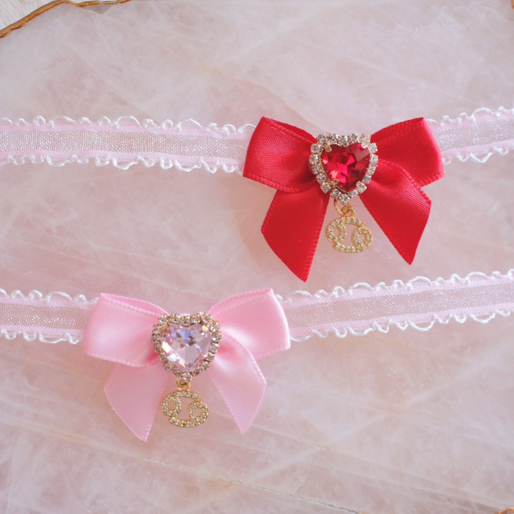 Zodiac Sign Ribbon Necklace for Plushie & Dolls