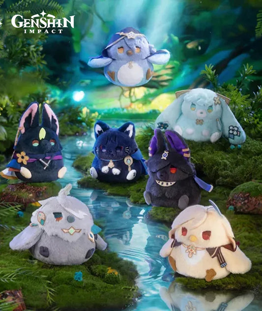 Genshin Impact Sumeru Chibi Animal Onigiri Plush Keychains Preorder