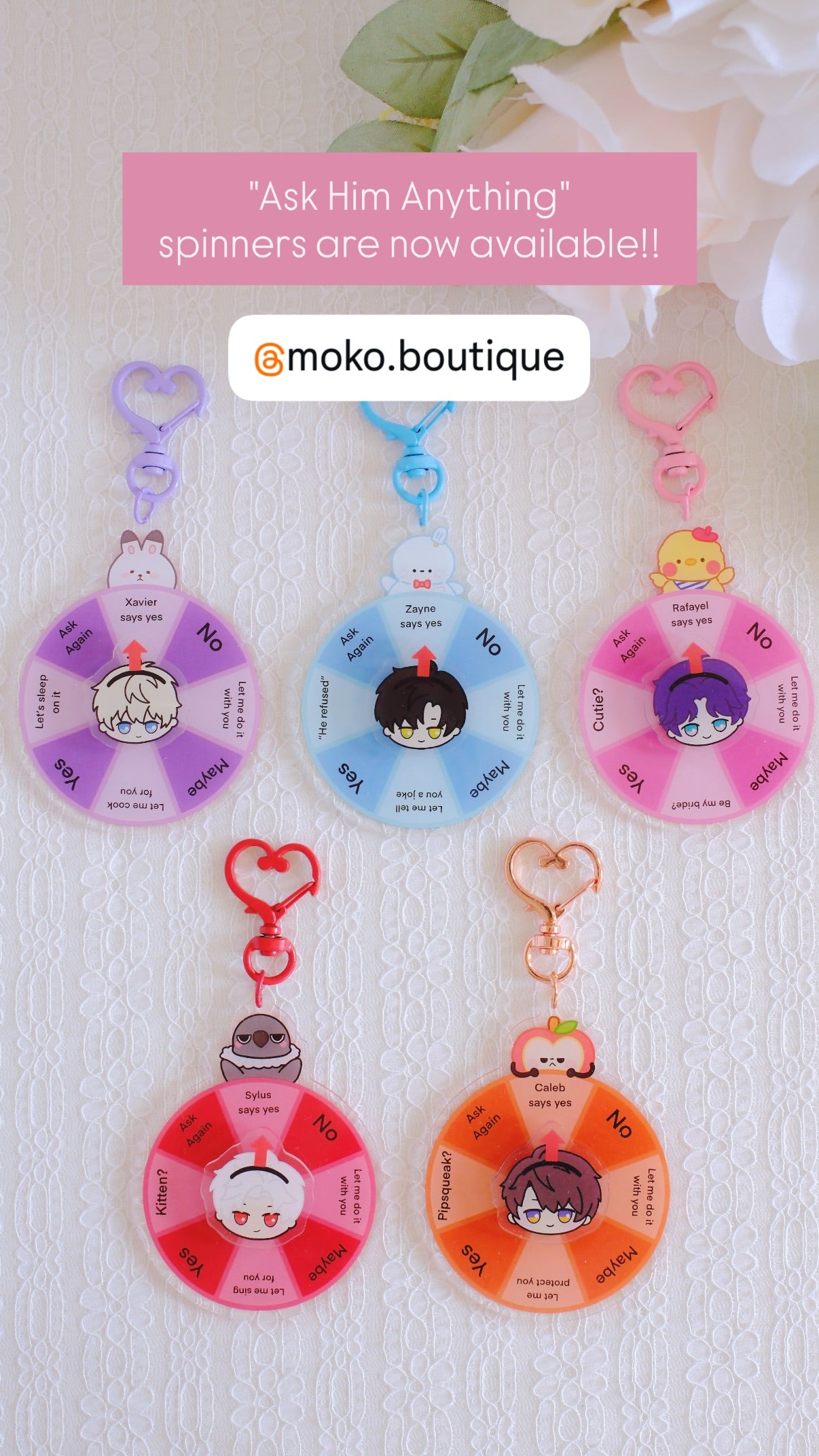 LADS Fan Art Ask Him Anything Spinner