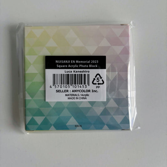 NIJISANJI EN Memorial 2023 Square Acrylic Photo Block - Luca Kaneshiro Luxiem
