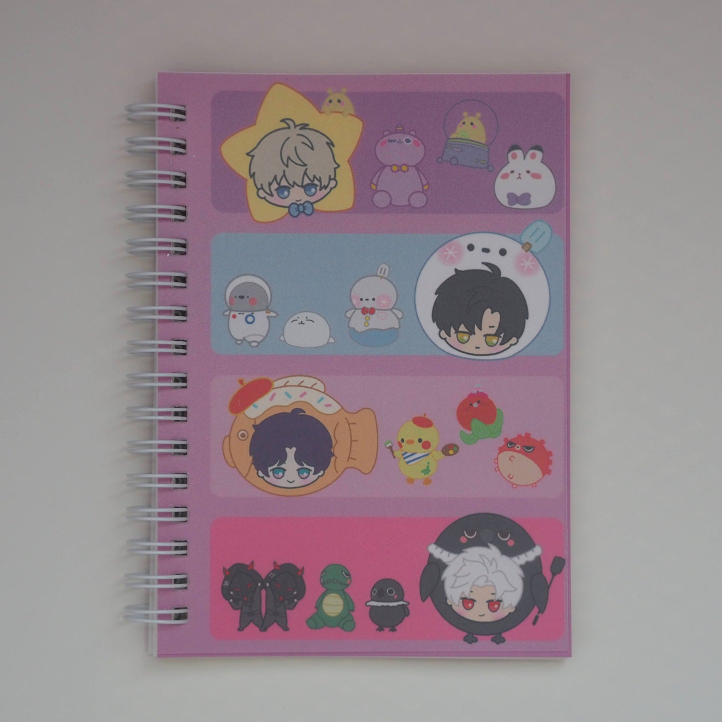 Love and Deepspace LADS Characters Fan Art Sticker + Sticker Book