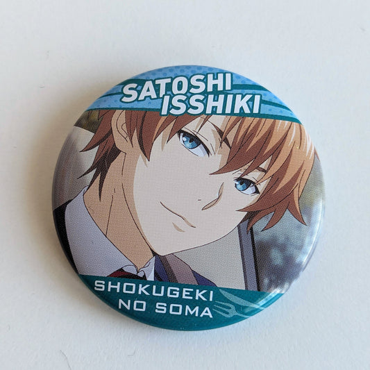Food Wars! Shokugeki no Soma Can Badge- Isshiki Satoshi