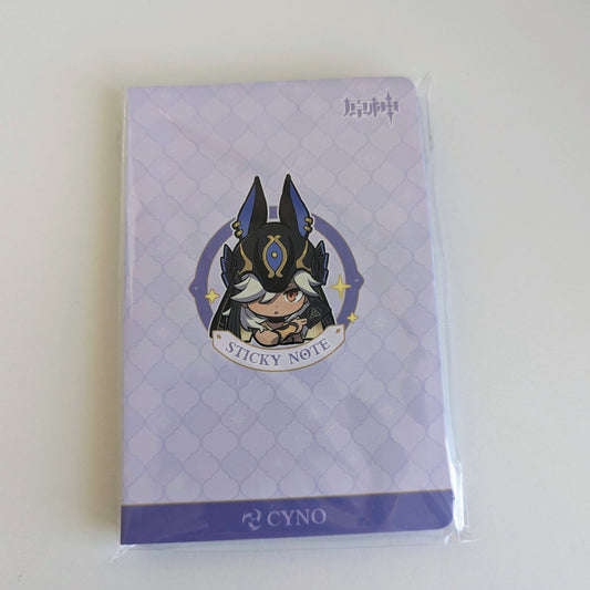 Genshin Impact Sticky Notepad - Cyno