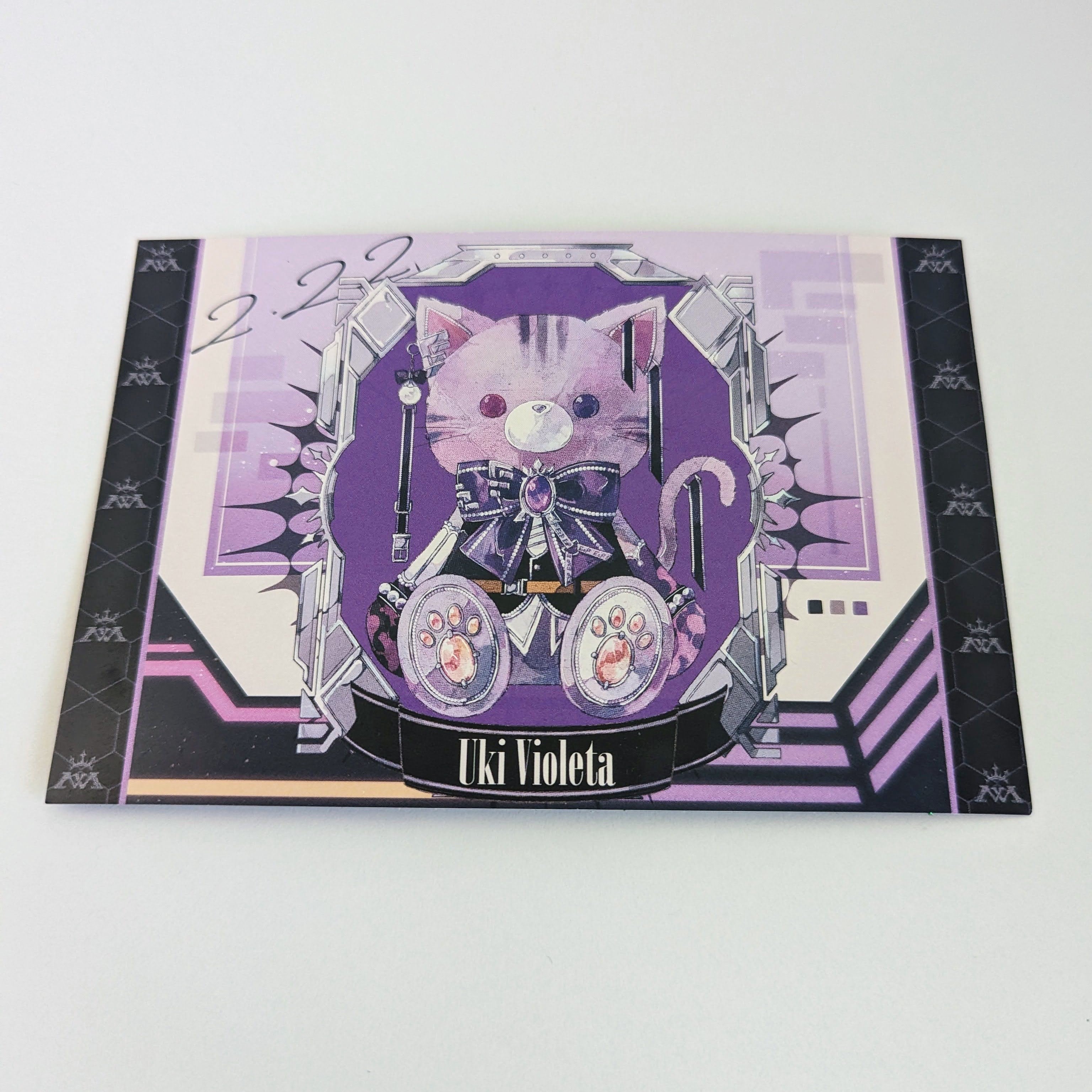 violeta Nijisanji EN Noctyx 1st Anniversary Post Card - Uki Violeta – Moko's Boutique