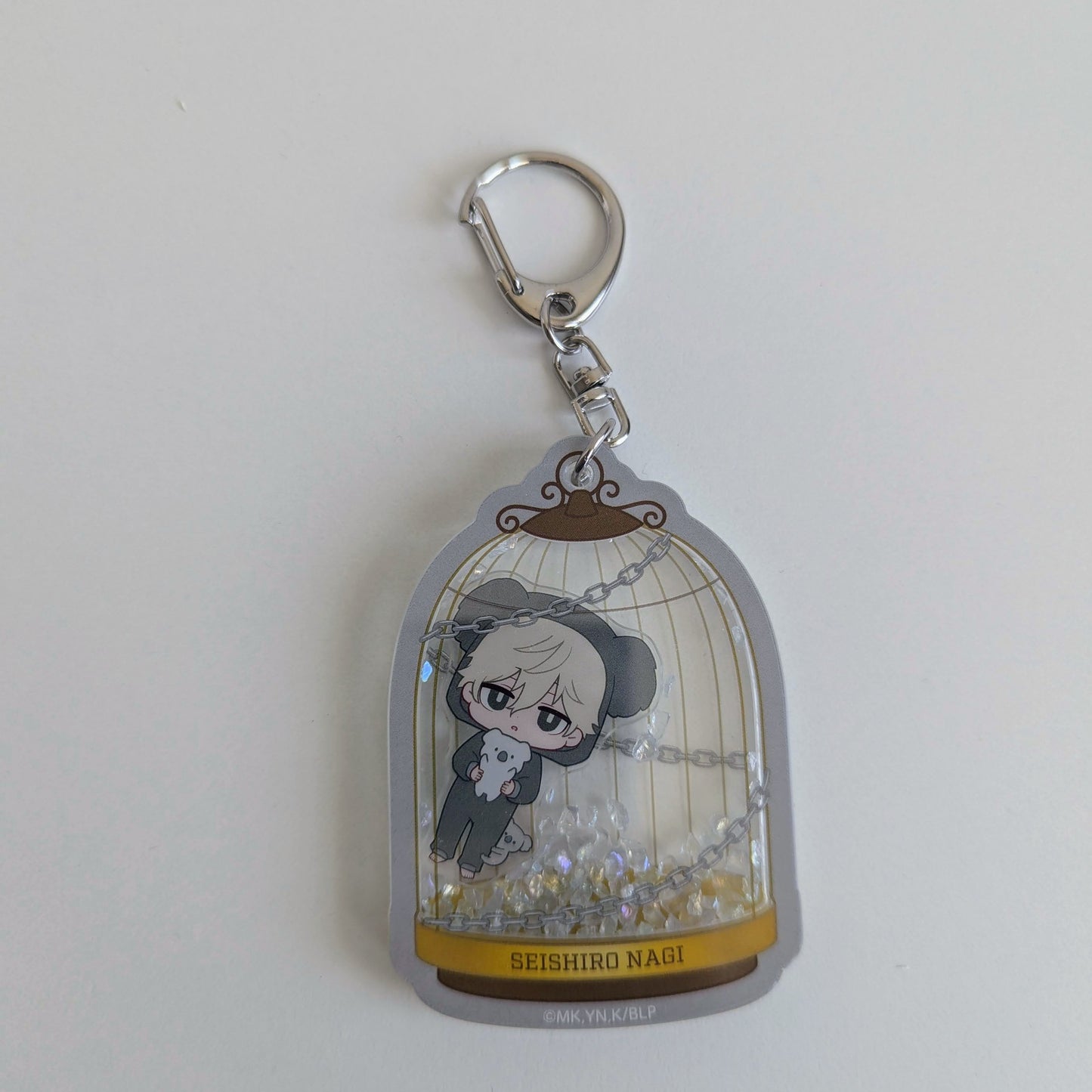 Blue Lock Shaker Acrylic Keychain Seishiro Nagi