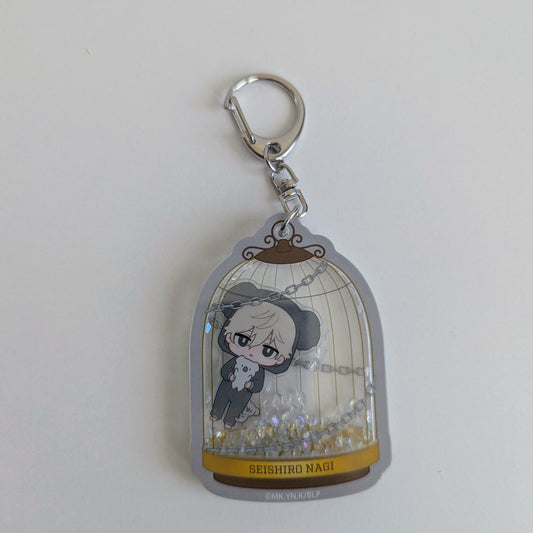 Blue Lock Shaker Acrylic Keychain Seishiro Nagi