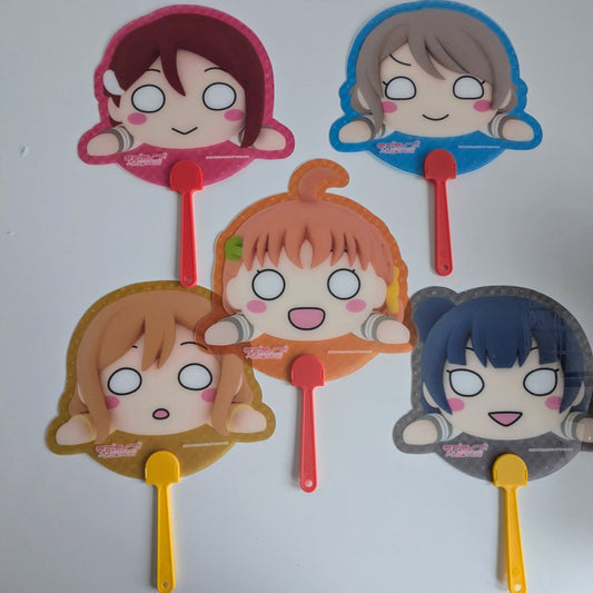 Love Live! Sunshine!! Aqours Fan Set of 5
