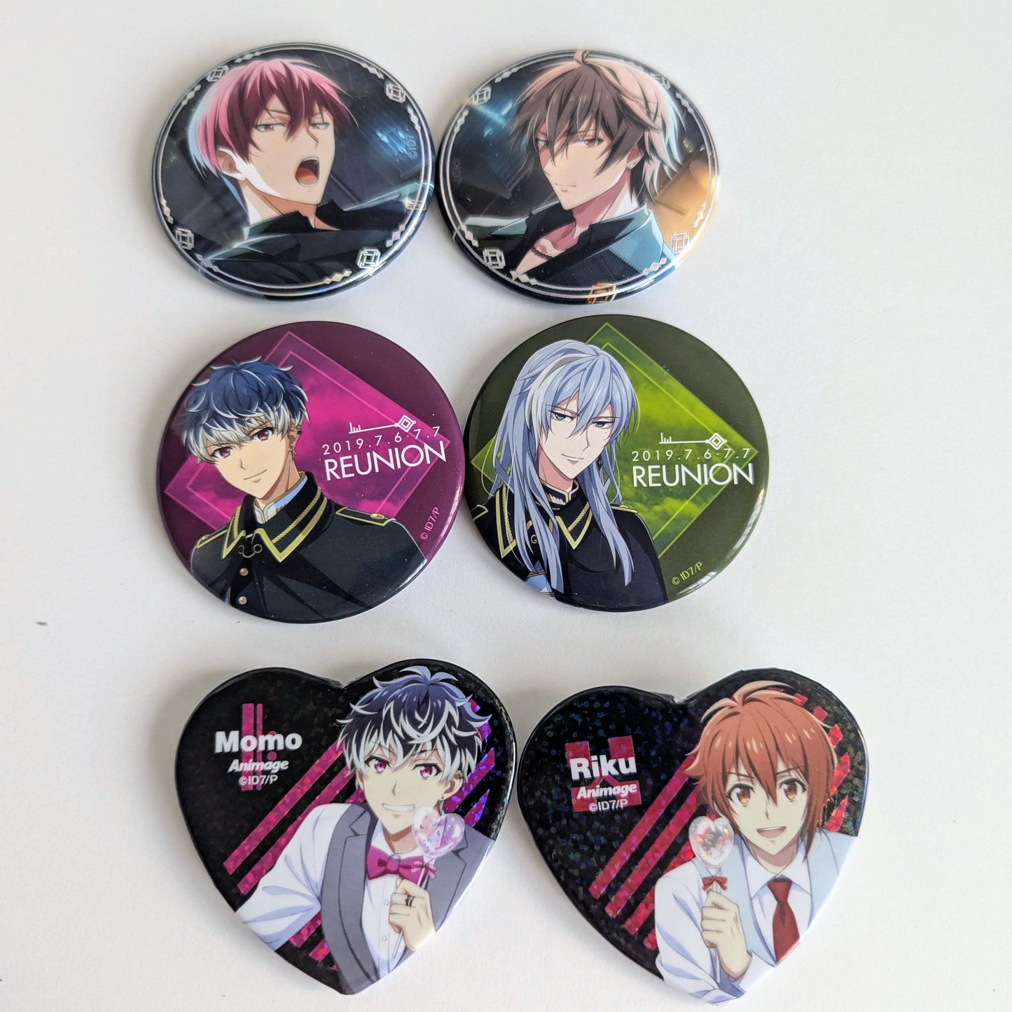 IDOLiSH7 Assorted Can Badge Set of 6