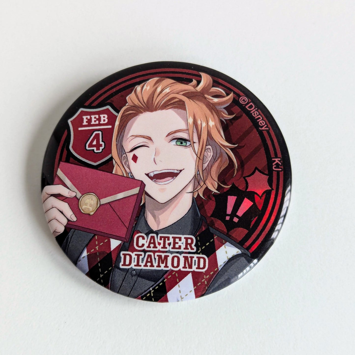 Twisted Wonderland Union Birthday Can Badge Button