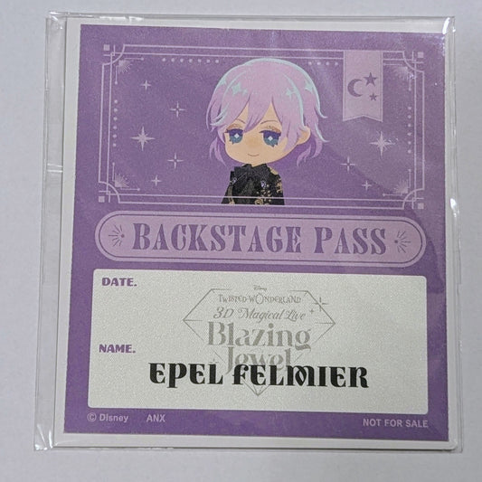 Twisted Wonderland Blazing Jewel Backstage Pass (Assorted Characters)