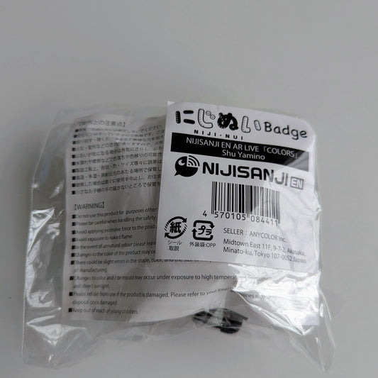 NIJISANJI EN AR LIVE COLORS Nijinui Badge Luxiem Shu Yamino