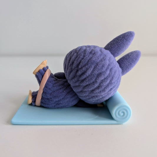 Pop Mart THE MONSTERS Labubu Lazy Yoga Series Americano Figure