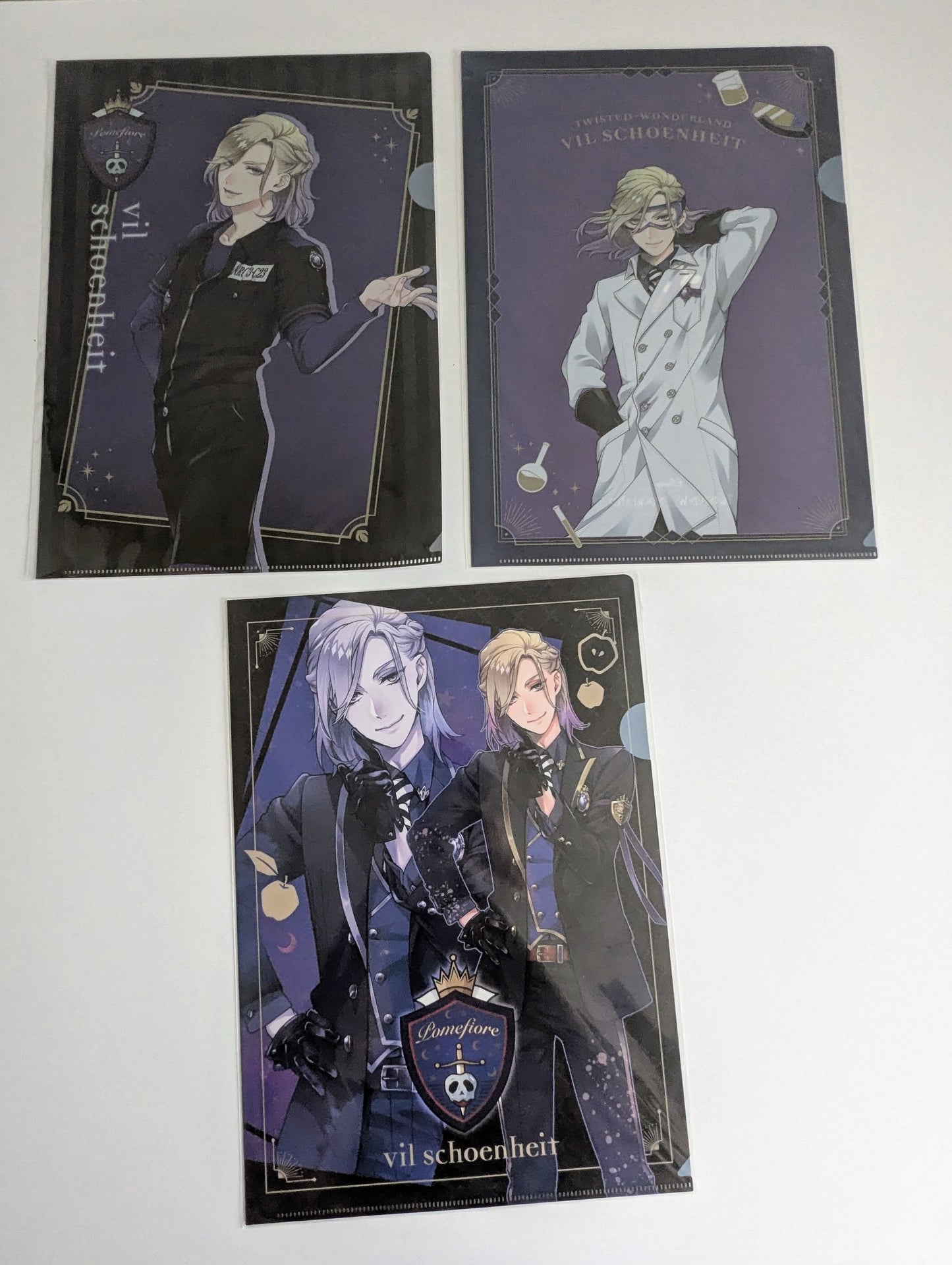 Twisted Wonderland Vil Folders Set of 3
