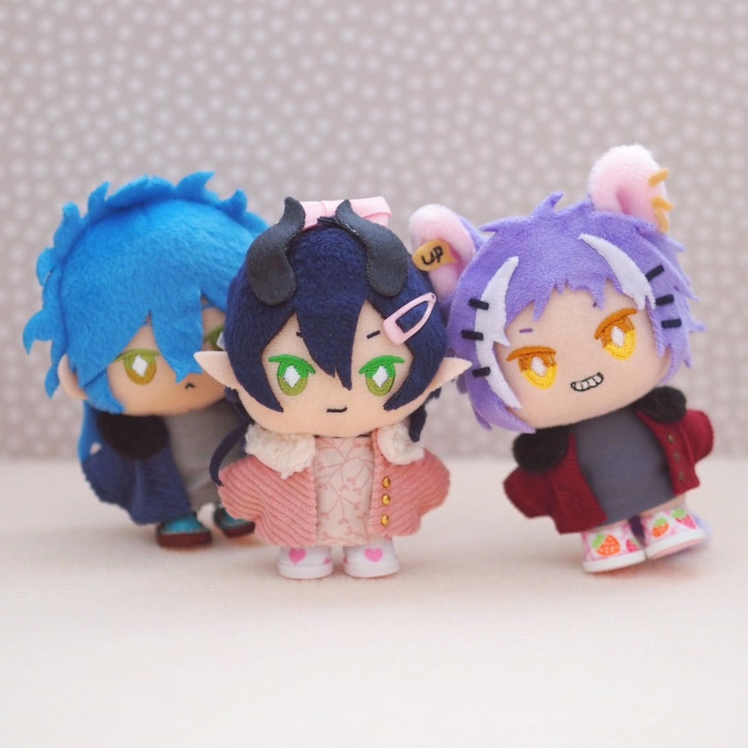 10cmぬいぐるみ用ベルベットジャケットセット(ジャケット+Tシャツ)