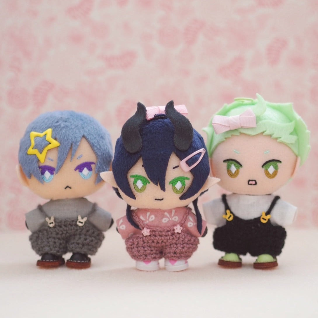 Knitted Pants Set (Shirt+Pants) for 10cm 11cm Plush Niji Puppet