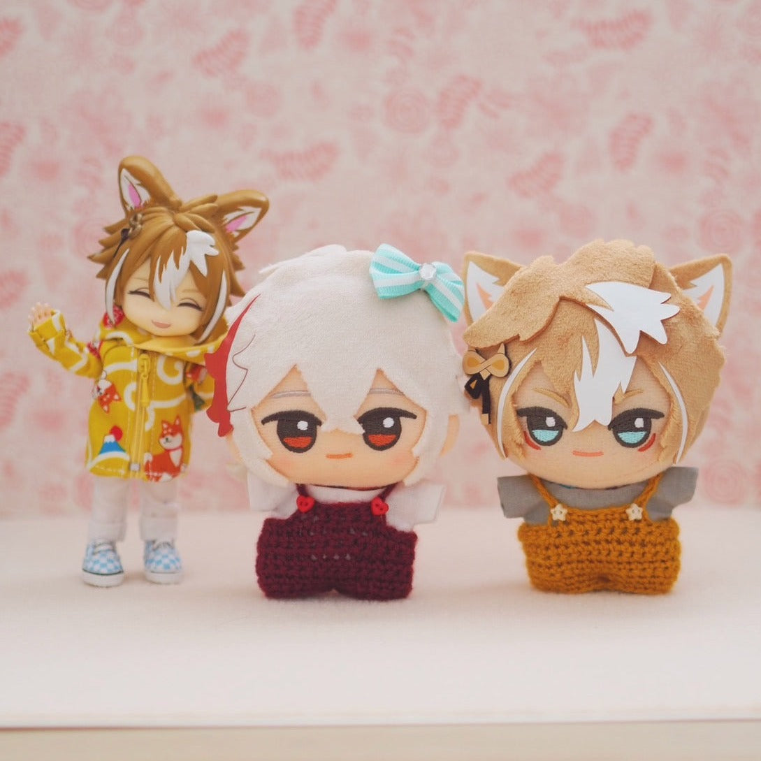 Knitted Pants Set (Shirt+Pants) for 10cm 11cm Plush Niji Puppet