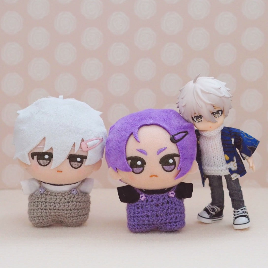 Knitted Pants Set (Shirt+Pants) for 10cm 11cm Plush Niji Puppet