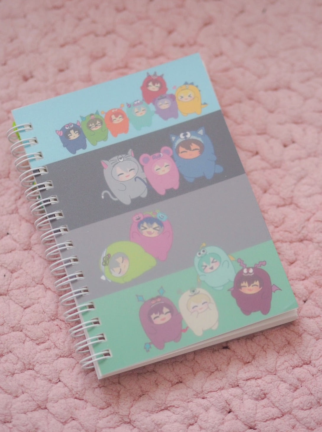i7 Characters Fan Art Reusable Sticker Book
