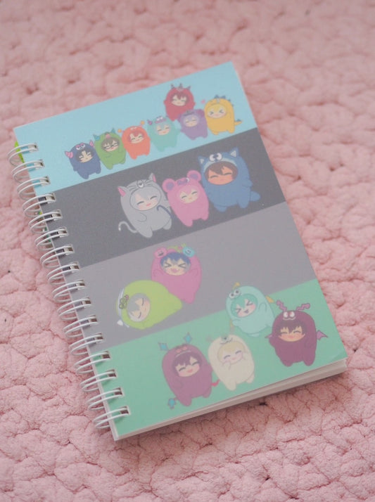 i7 Characters Fan Art Reusable Sticker Book