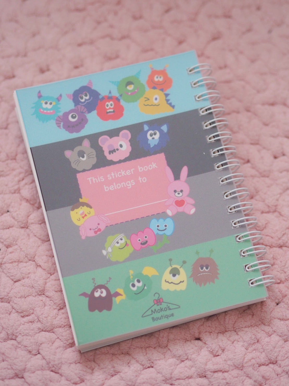 i7 Characters Fan Art Reusable Sticker Book