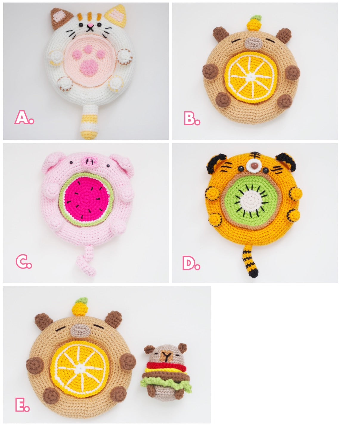 Animal Donut Cushion