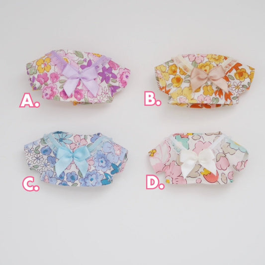 Flower Shirts for 10 cm Nui Plush