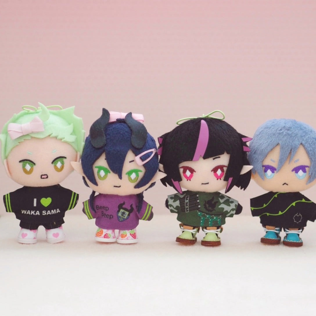 Twst Printed T-Shirts for 10cm Nui Plush