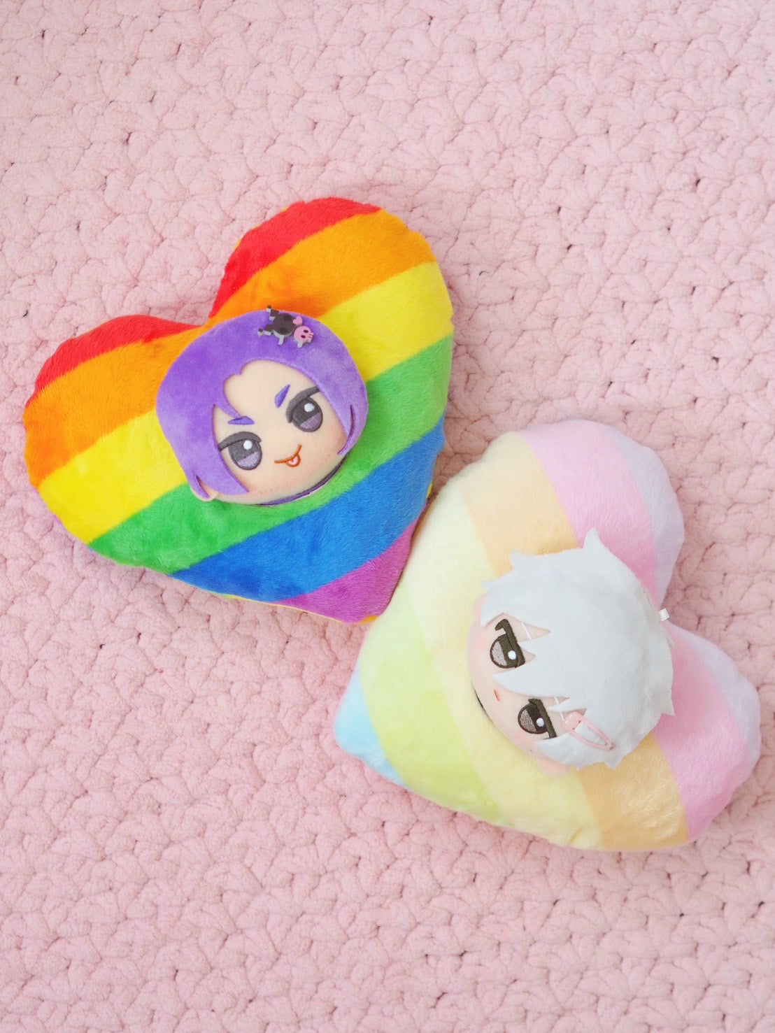 Heart Cushion Plushie Cushion for plushie and Nijipuppet