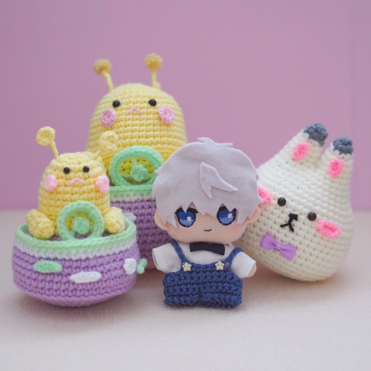 Handmade LADS 10cm Plushie Set (Plushie + Clothes )