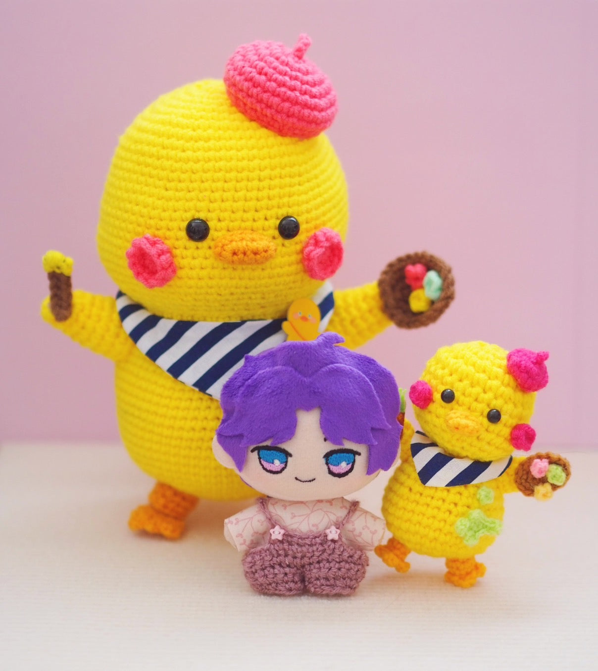 Handmade LADS 10cm Plushie Set (Plushie + Clothes )