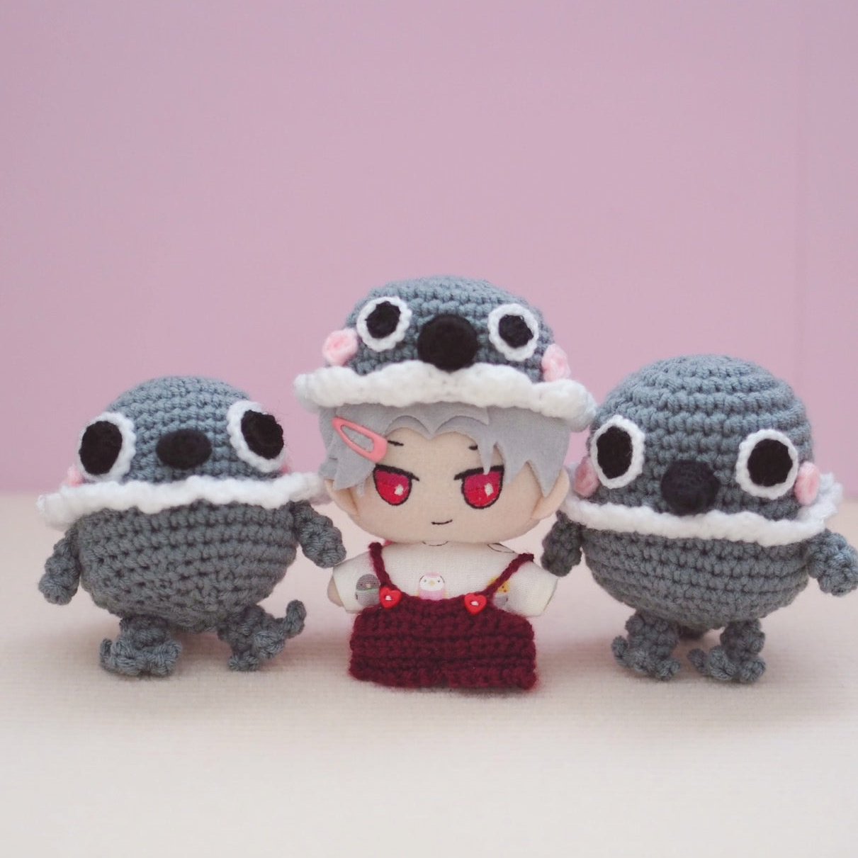 Handmade LADS 10cm Plushie Set (Plushie + Clothes )