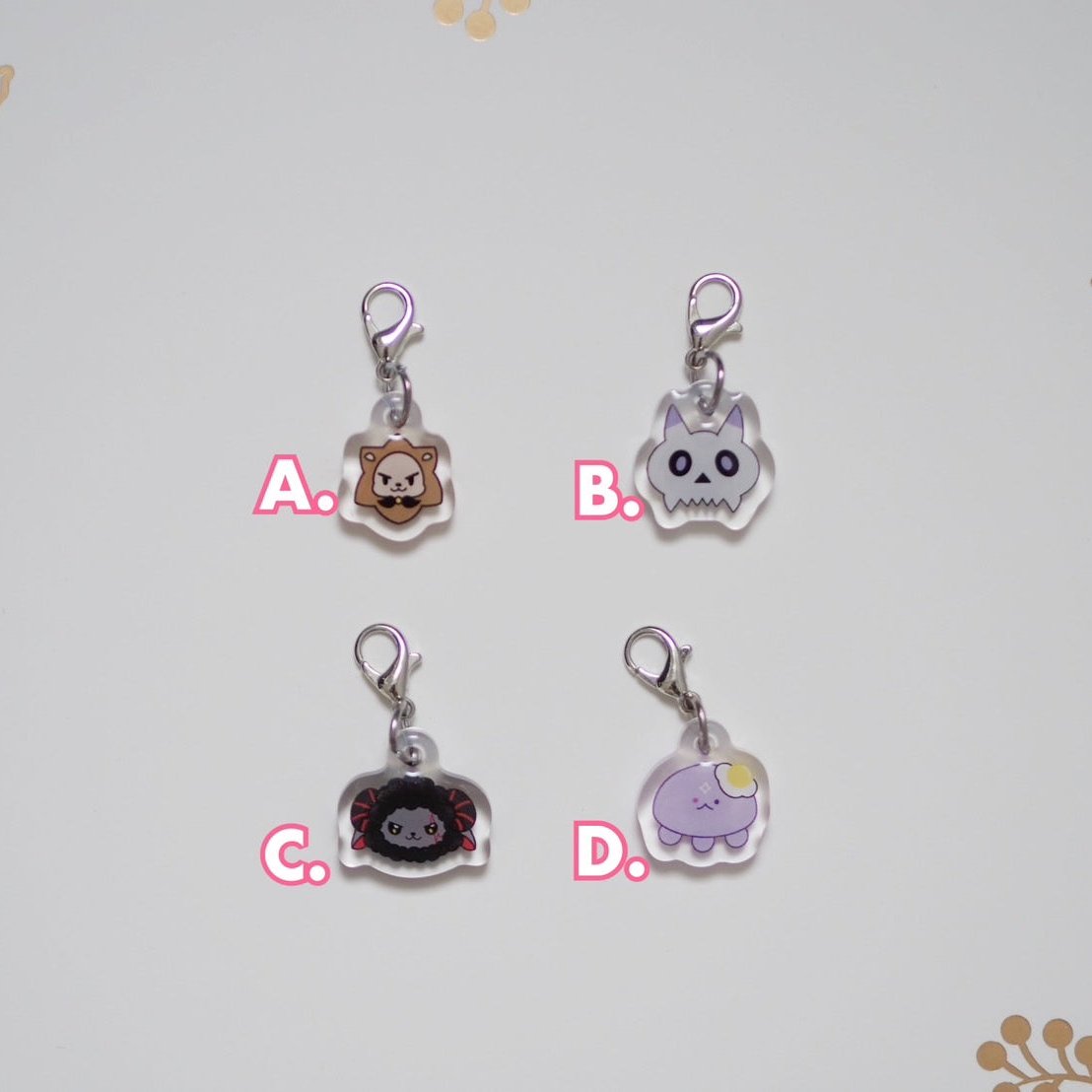 Nijisanji EN Fan Art Mini Charm Keychain