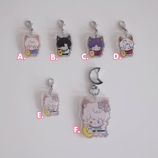 LADS Nya Cats Charm Keychains