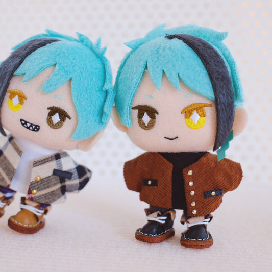 Plaid Elegant Coat for Plushie