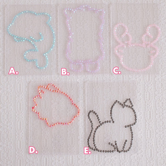 Handmade Kpop Animal Character Deco Top Loader