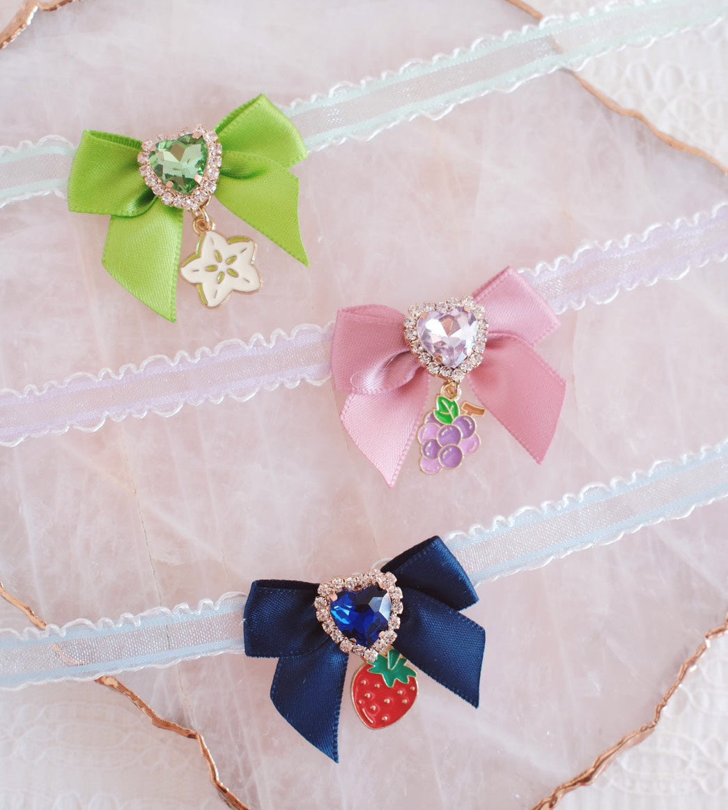 Fruit Ribbon Necklace for Plushie & dolls