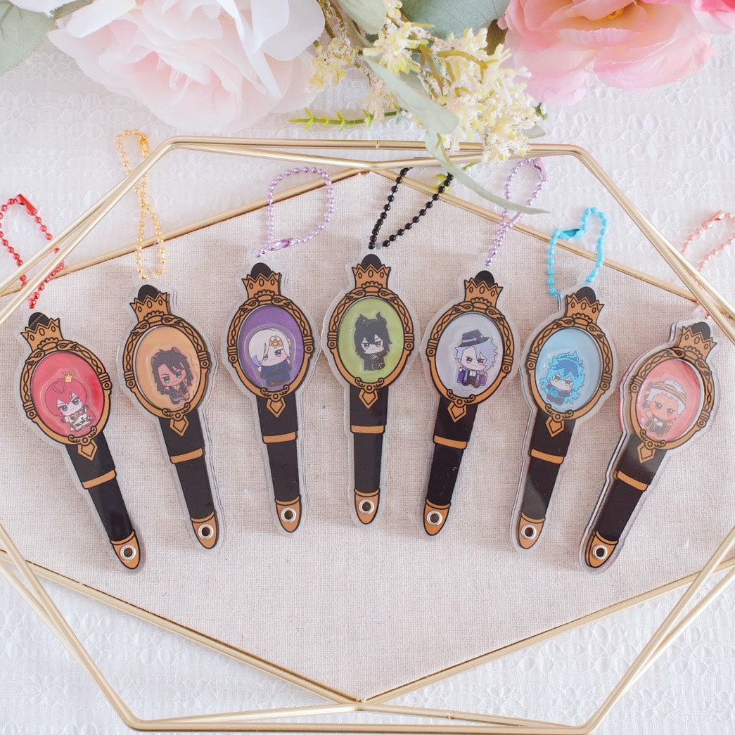 Twst Fan Art Magic Wand Shaker Keychains (7 Styles) – Moko's Boutique
