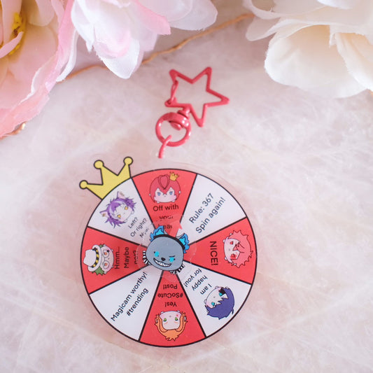 Twst Fan Art Spinner Keychains (7 Styles)