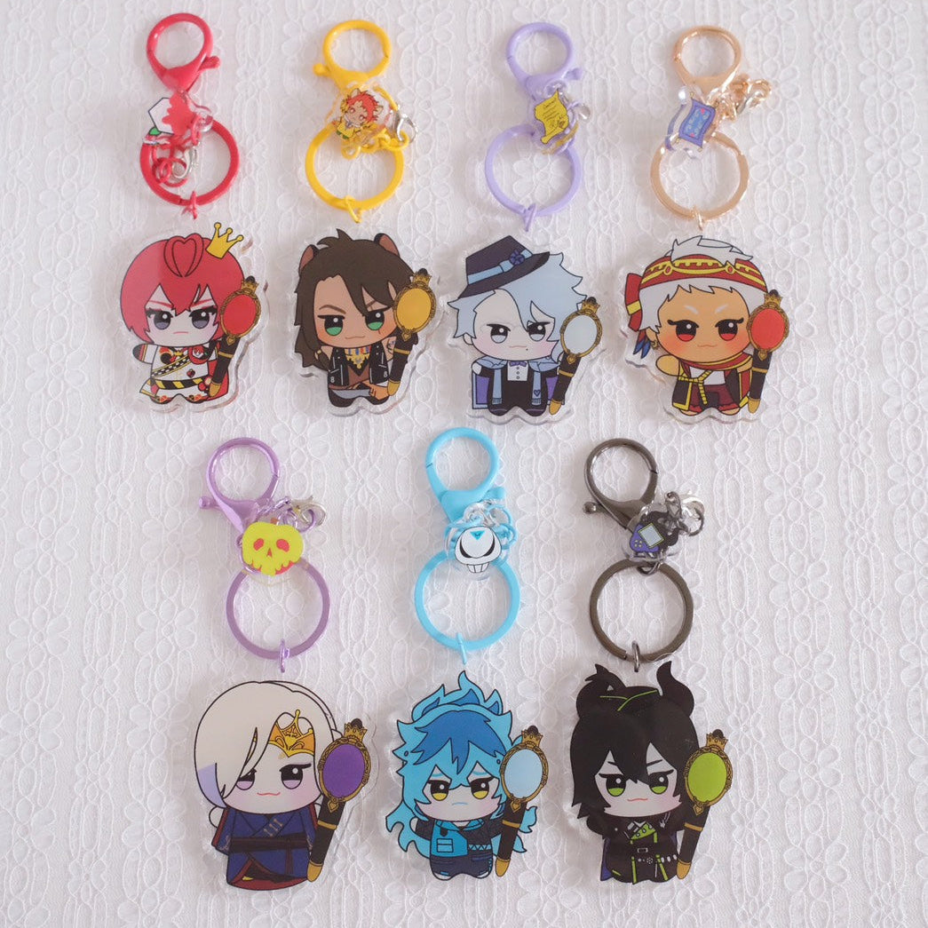 Twst Fan Art Light Up Keychains (7 Styles)