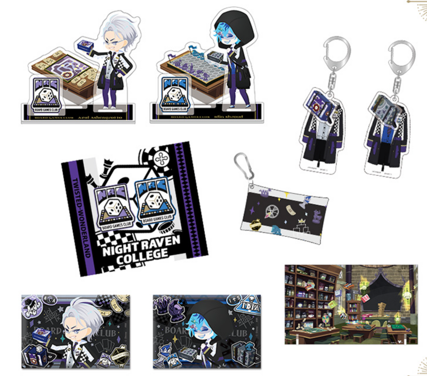 Twisted Wonderland Club Wear Series Board Game Club Preorder