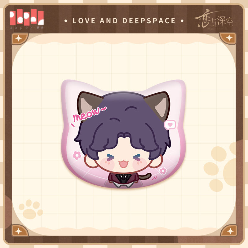 Love and Deepspace Cat Misses You Series Can Badge Preorder