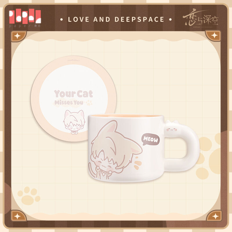 Love and Deepspace Cat Misses You Series Mug Preorder