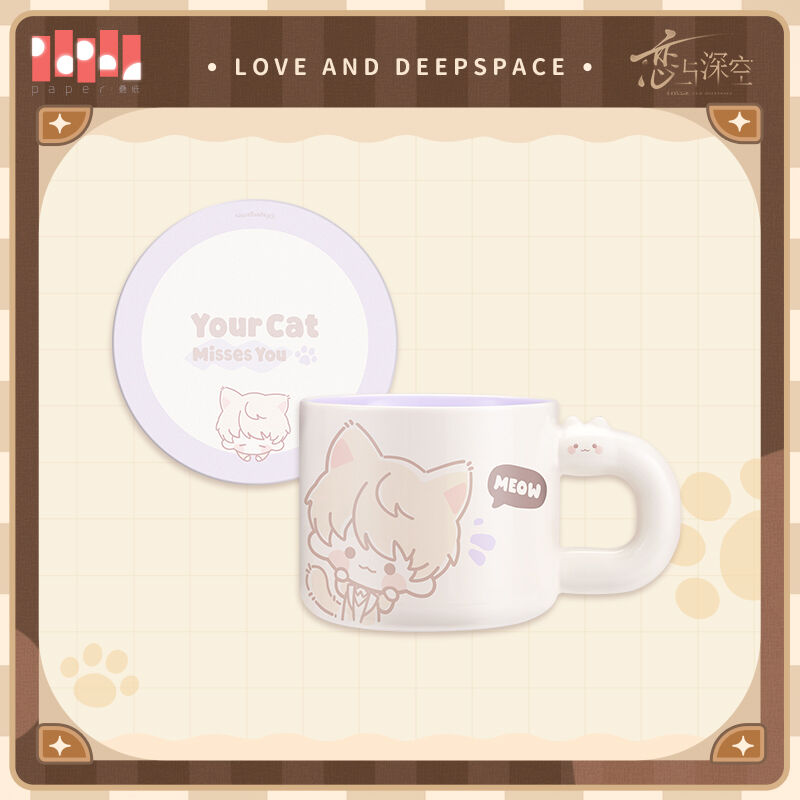 Love and Deepspace Cat Misses You Series Mug Preorder