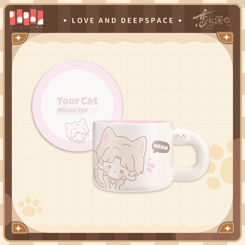 Love and Deepspace Cat Misses You Series Mug Preorder