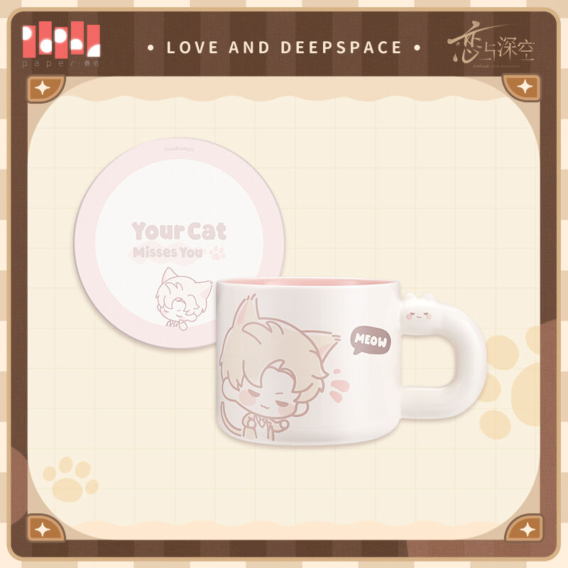 Love and Deepspace Cat Misses You Series Mug Preorder