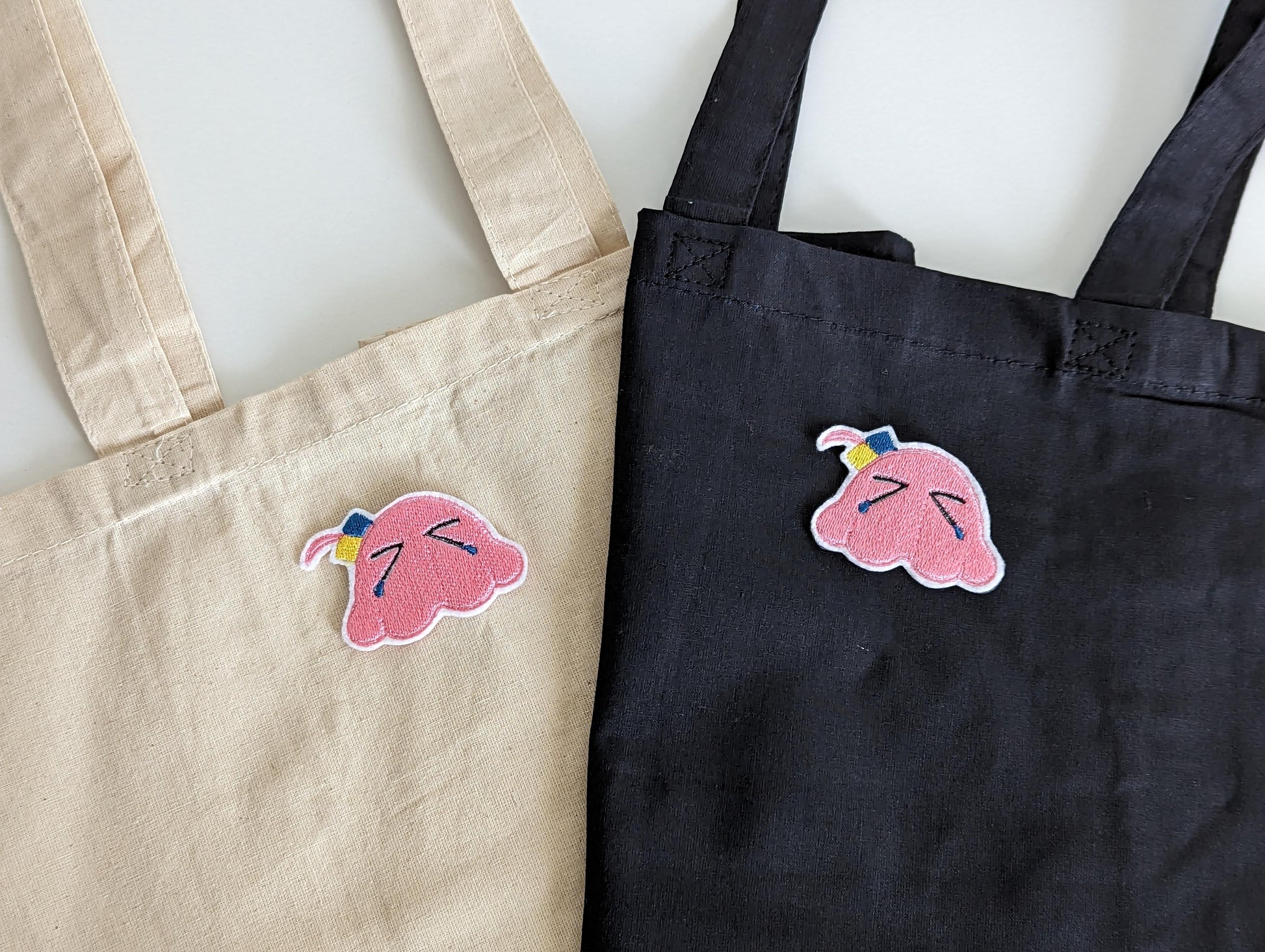Bocchi Embroidery Totes Bags + Iron on Patches - Moko's Boutique
