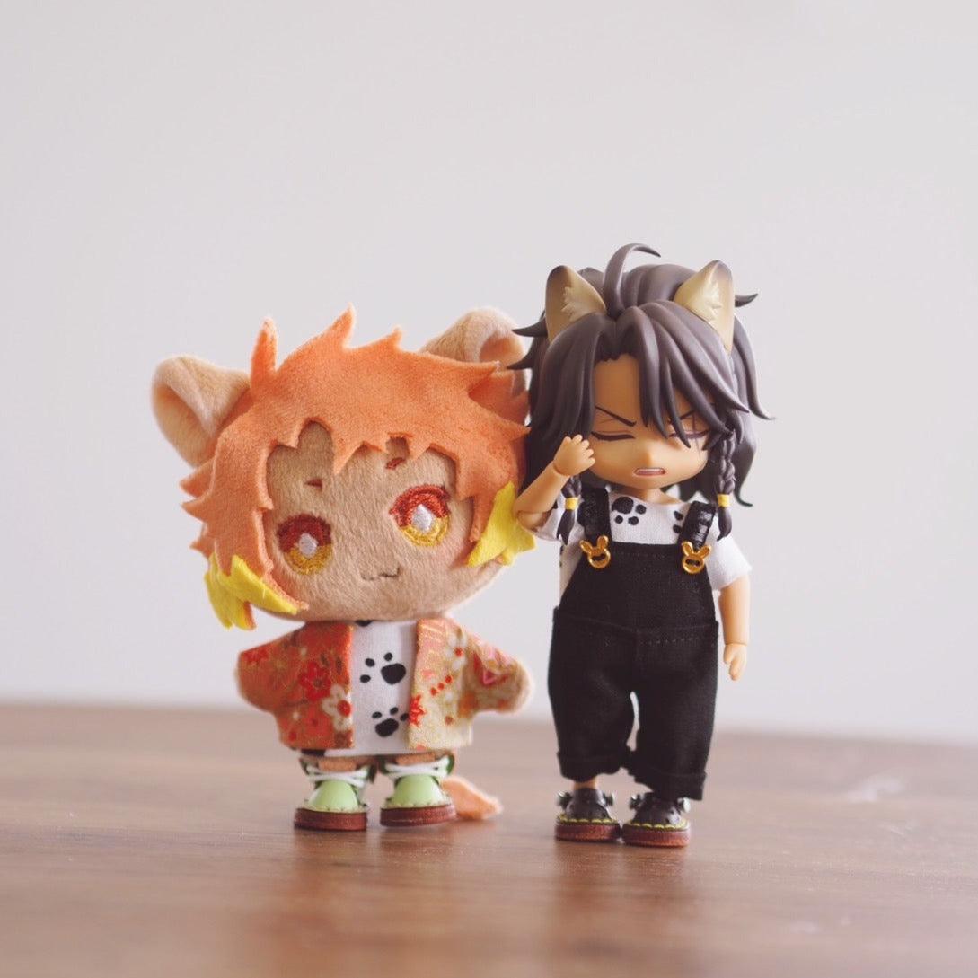 Handmade 10cm Plushie Set (Plushie + Clothes + Shoes Set) - Moko's Boutique