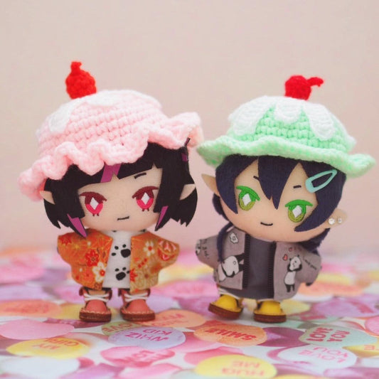 Haori + T-Shirt Sets for 10cm Plushie - Moko's Boutique