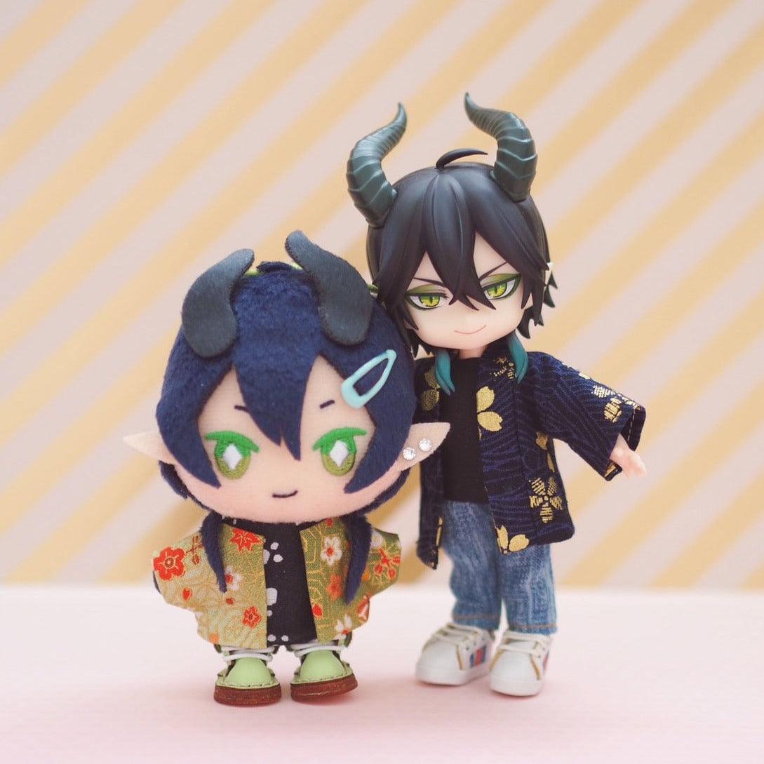Haori + T-Shirt Sets for 10cm Plushie - Moko's Boutique