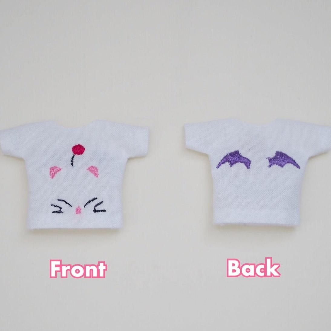 Moogle Embroidery T-Shirts - Moko's Boutique